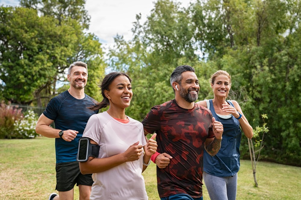 couples running together