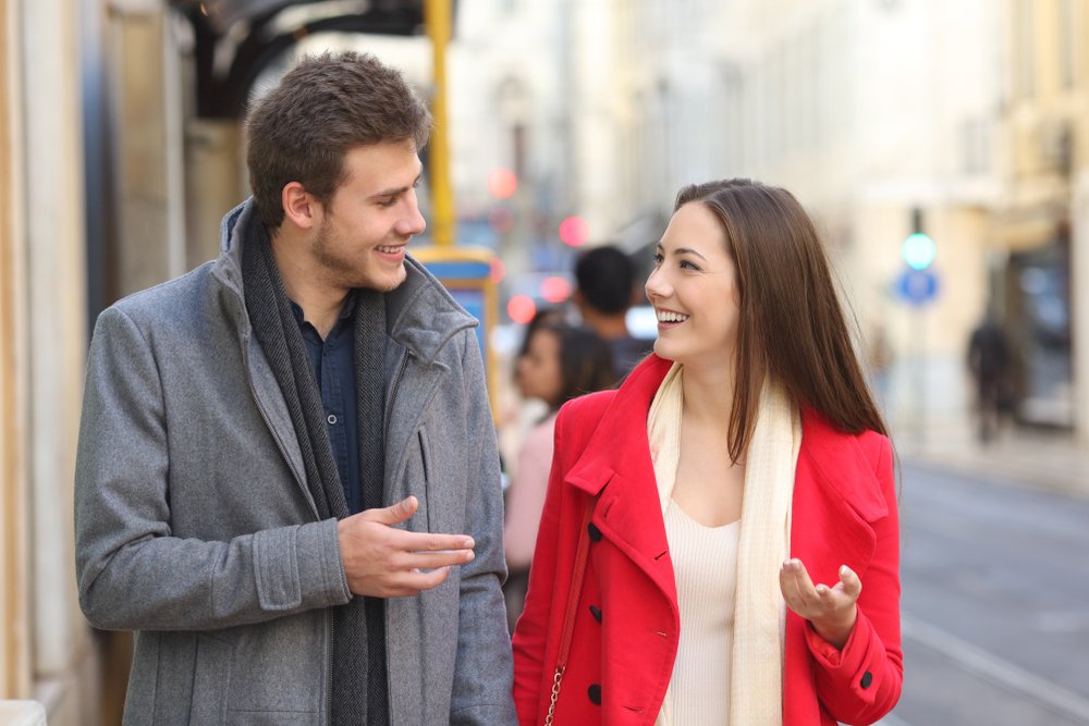 having a conversation