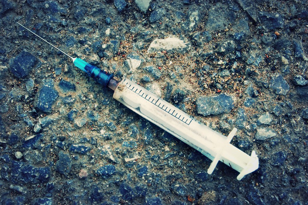 Used syringe