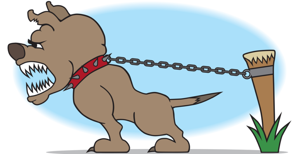 Vicious guard dog