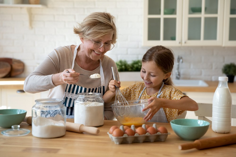 mother-in-law with kid